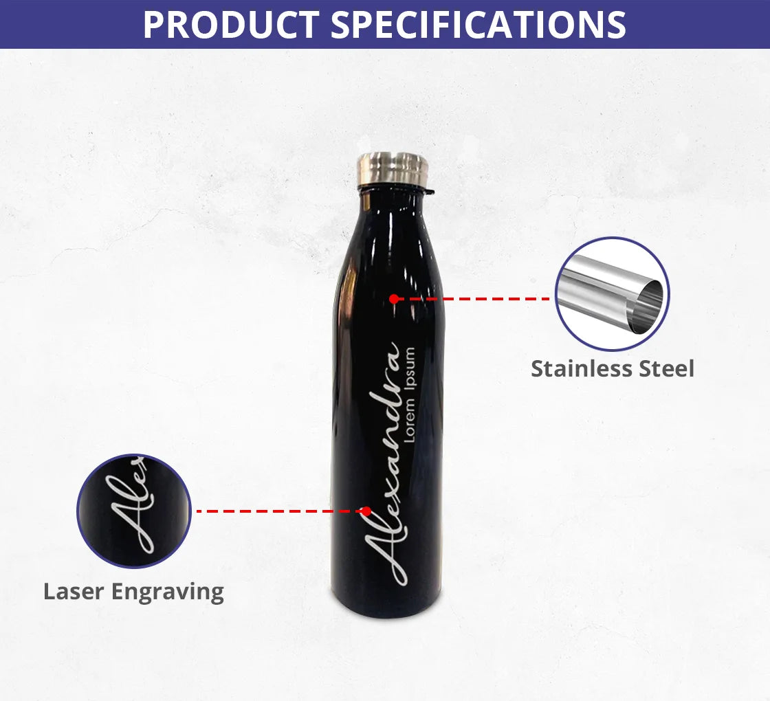 Personalized Magnum Stainless Steel Water Bottle
