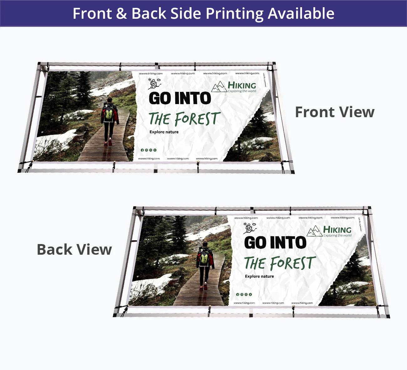 Horizontal A Frame w Banner