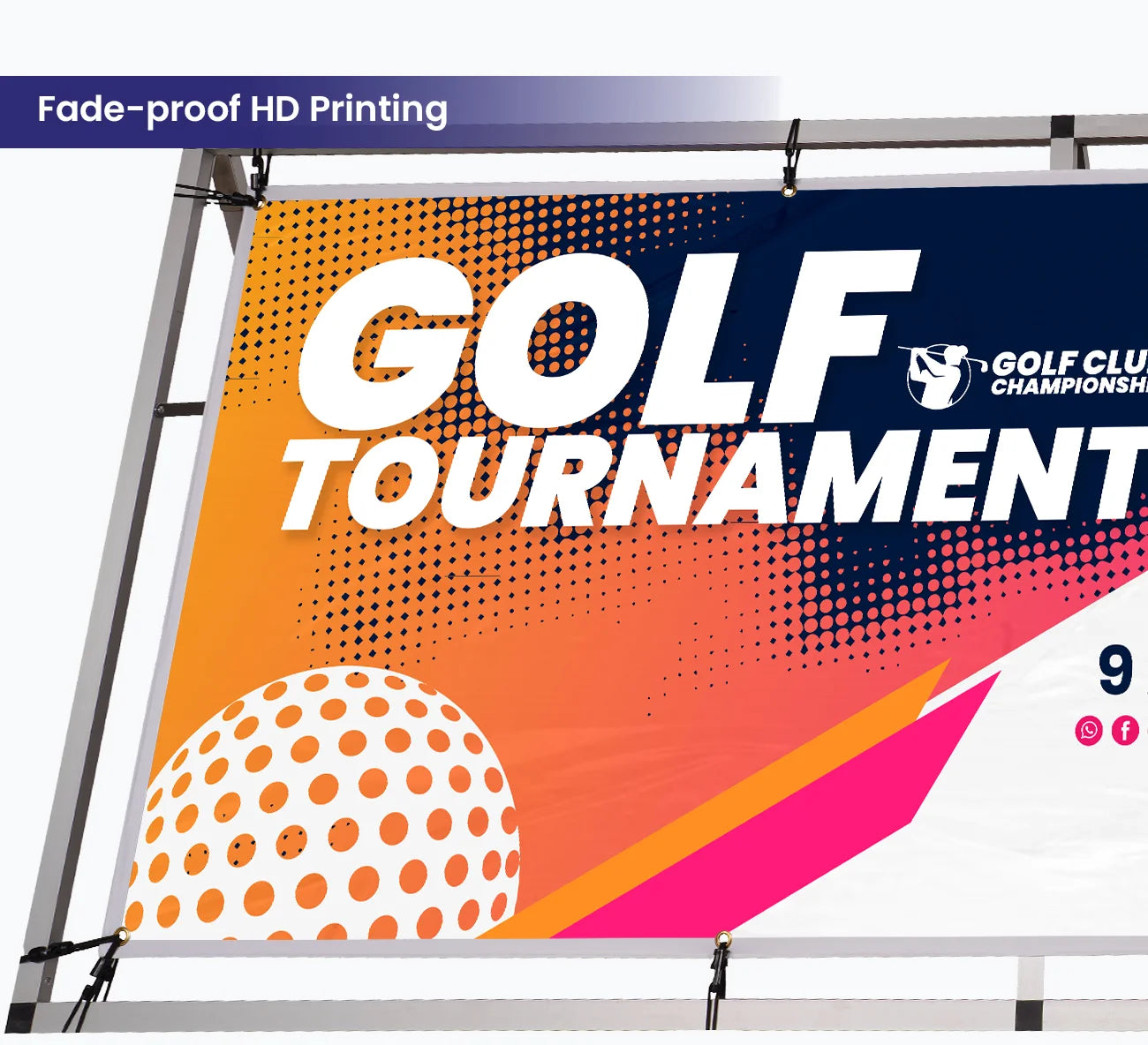 Horizontal A Frame w Banner