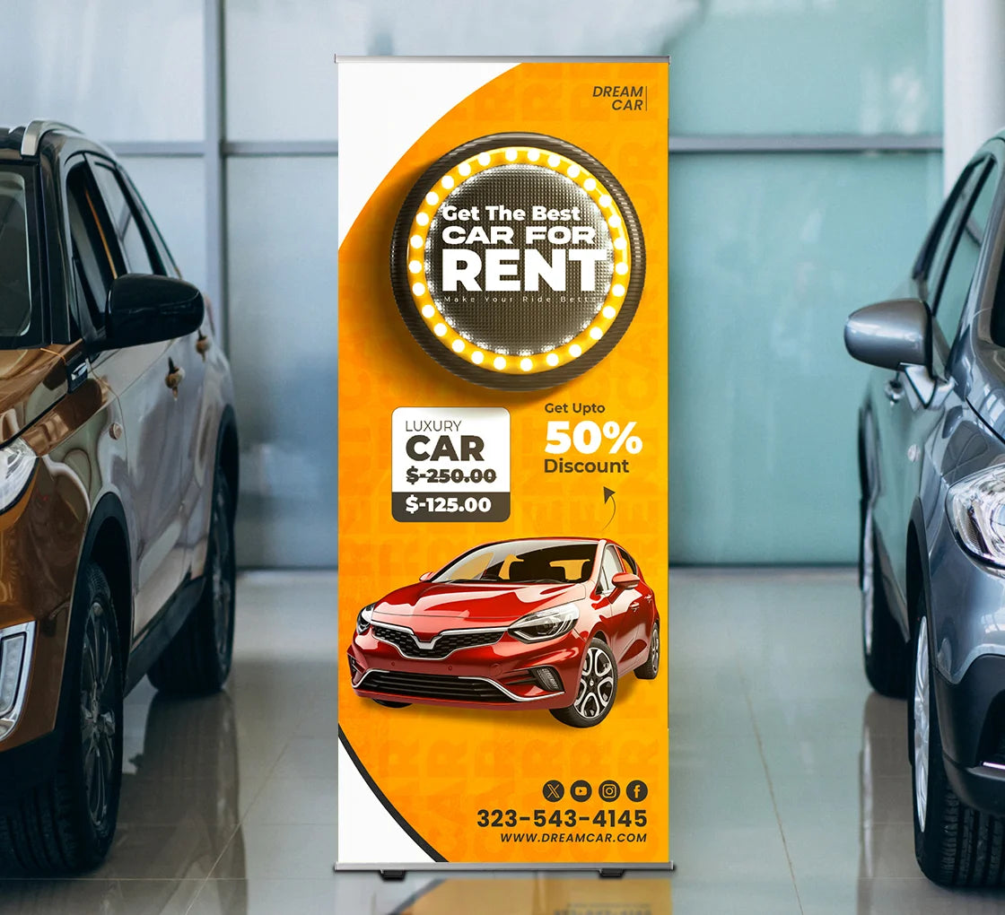 LT Banner Stand 2' X 6'