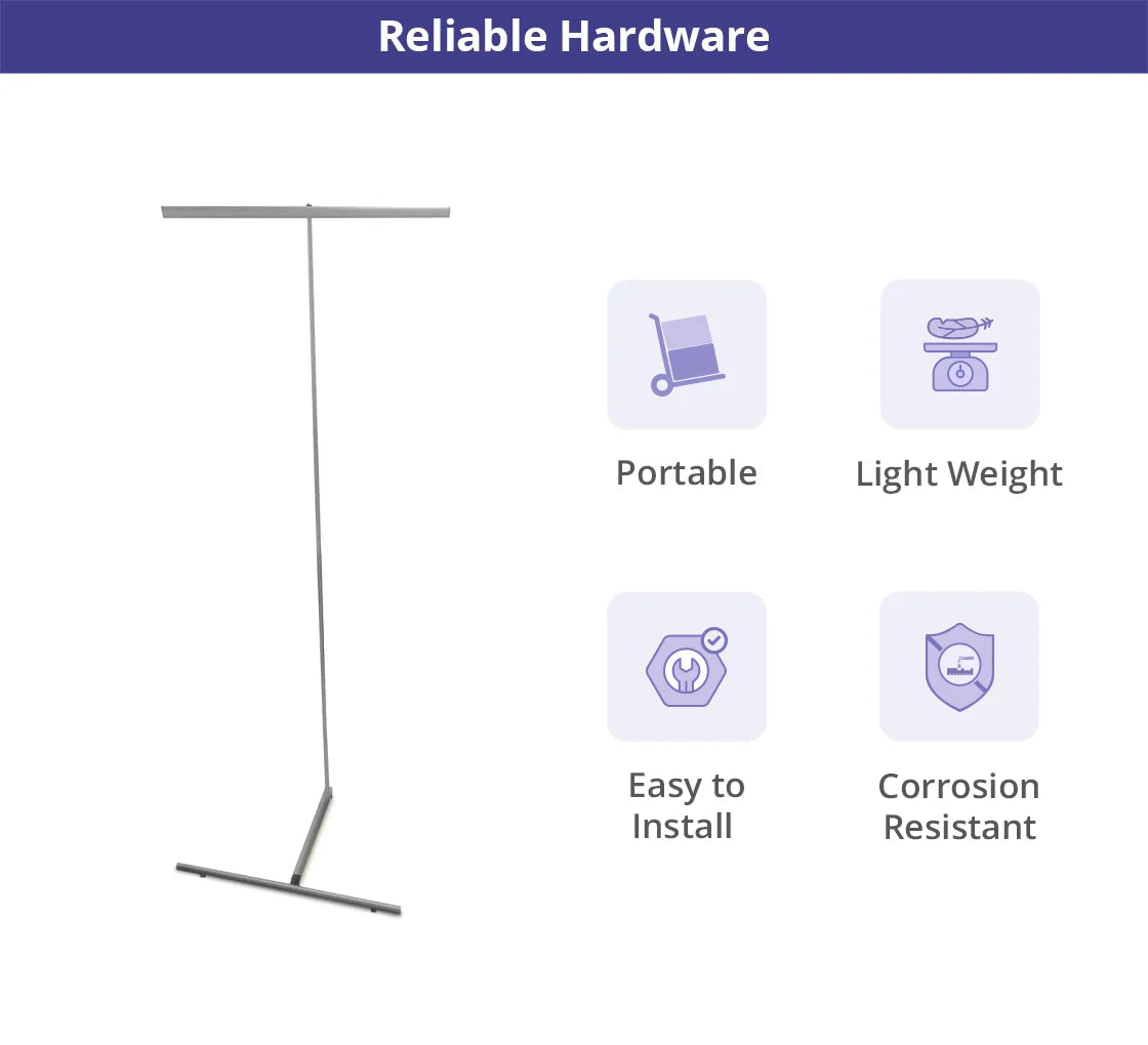 LT Banner Stand 2' X 6'