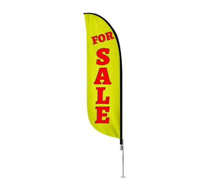 Pre-Printed Flags 2' Ft x 7.58' Ft