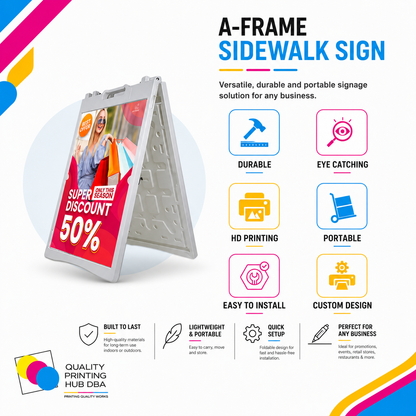 Sandwich Board (White)