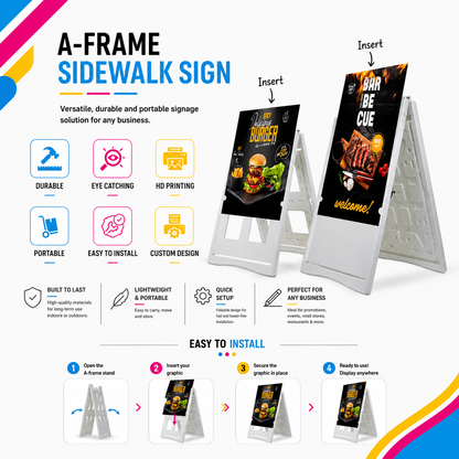 Sandwich Board (White)
