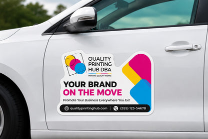 Die-cut Car Magnets (Pairs)