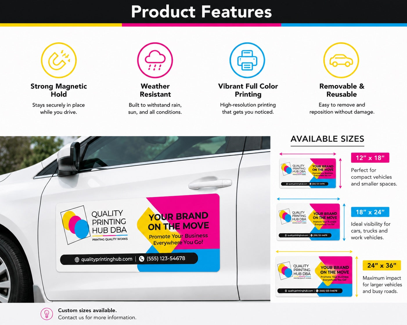Car Magnets (Pair)