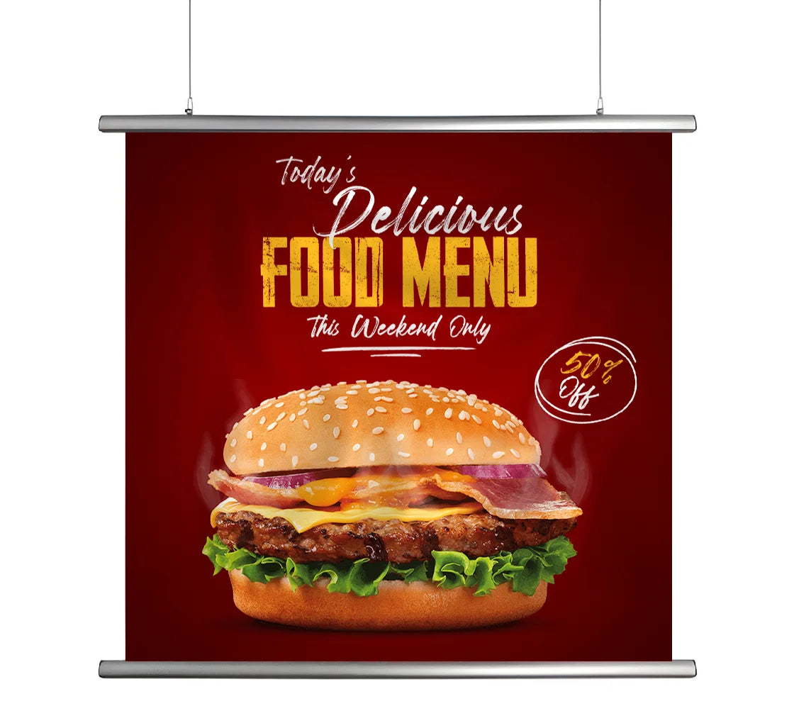 Hanging Clampbar Banner