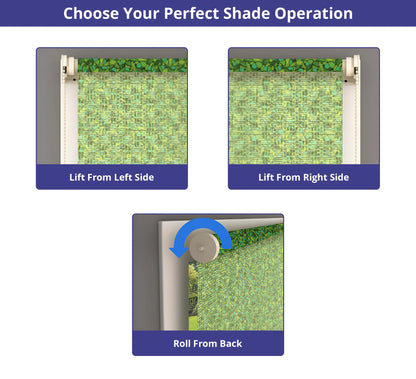 Custom Graphic Roller Shades (Mesh | Hardware included)
